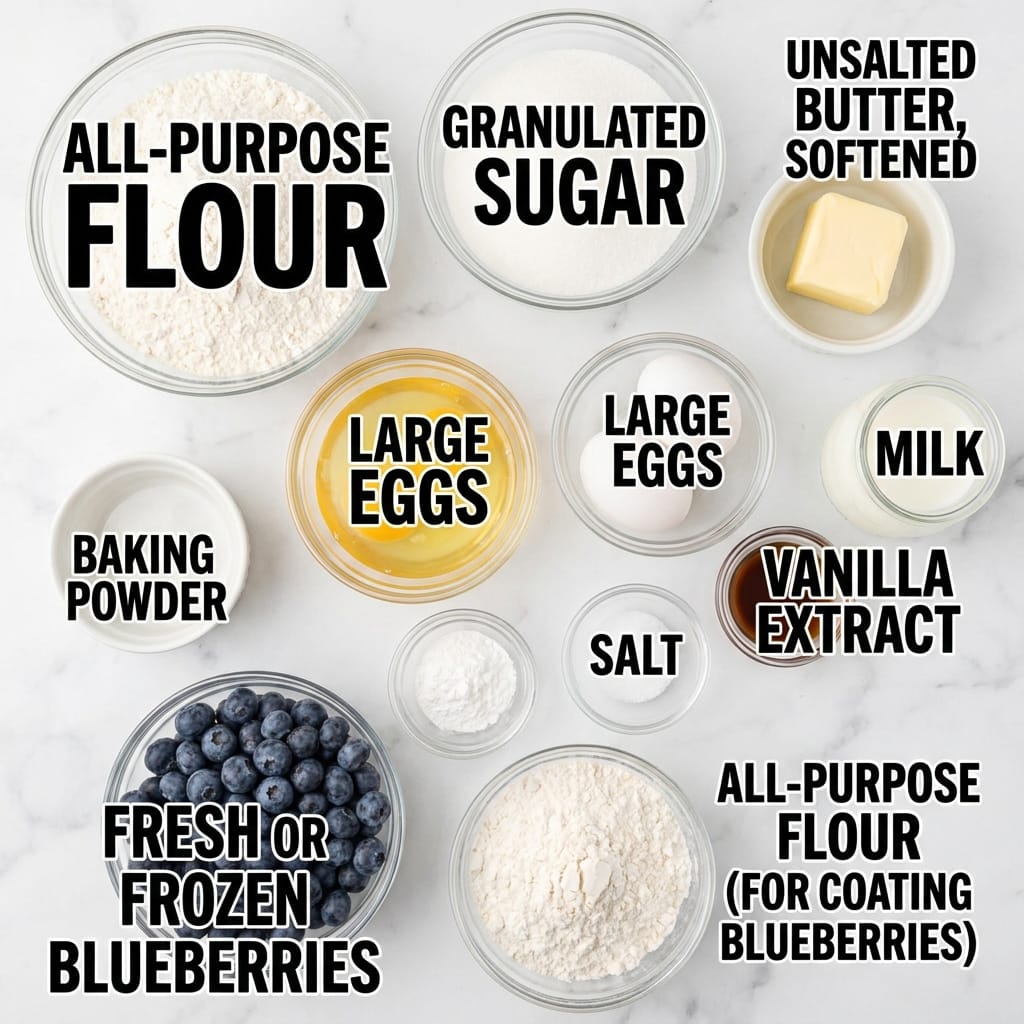 bakery style blueberry white