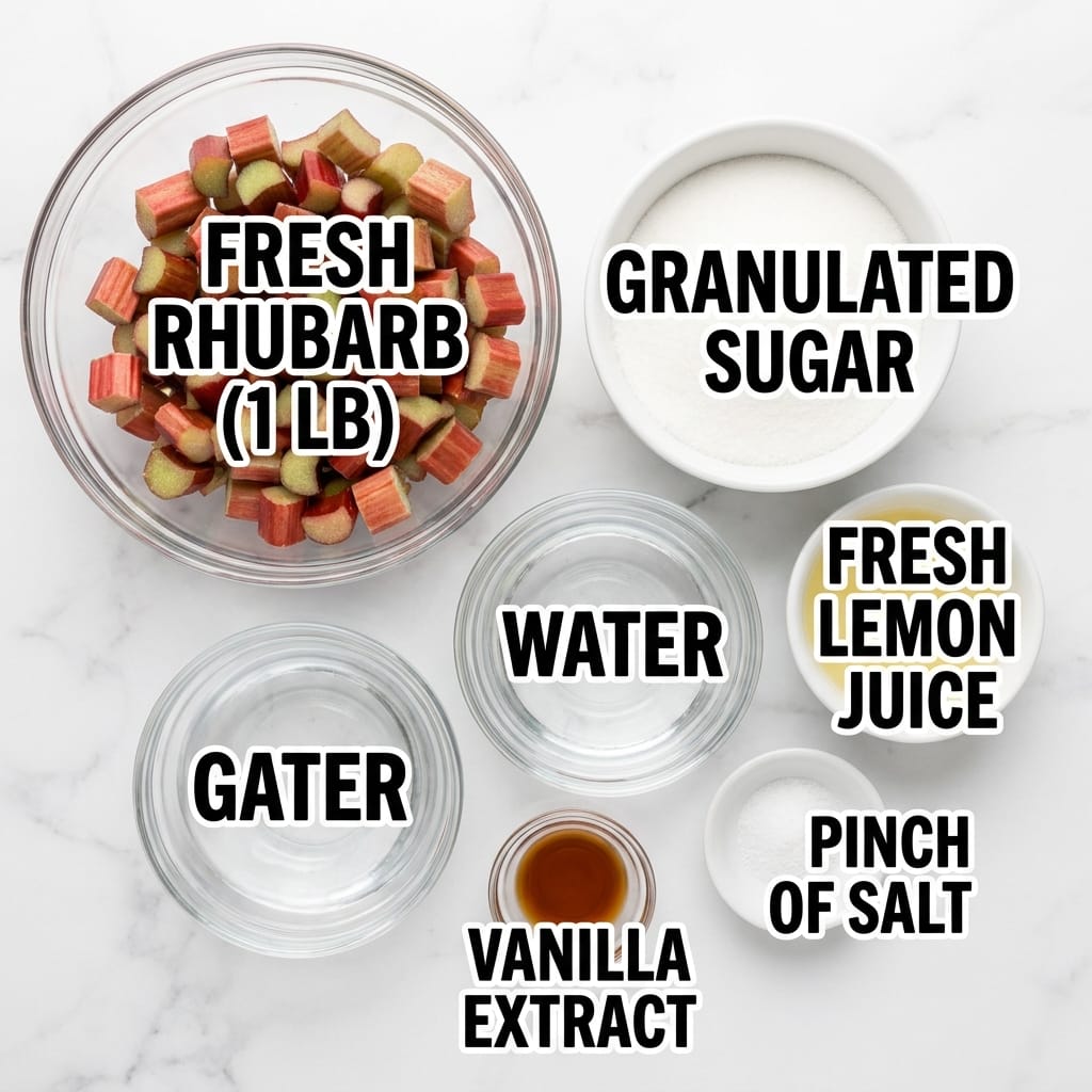 rhubarb sauce recipe