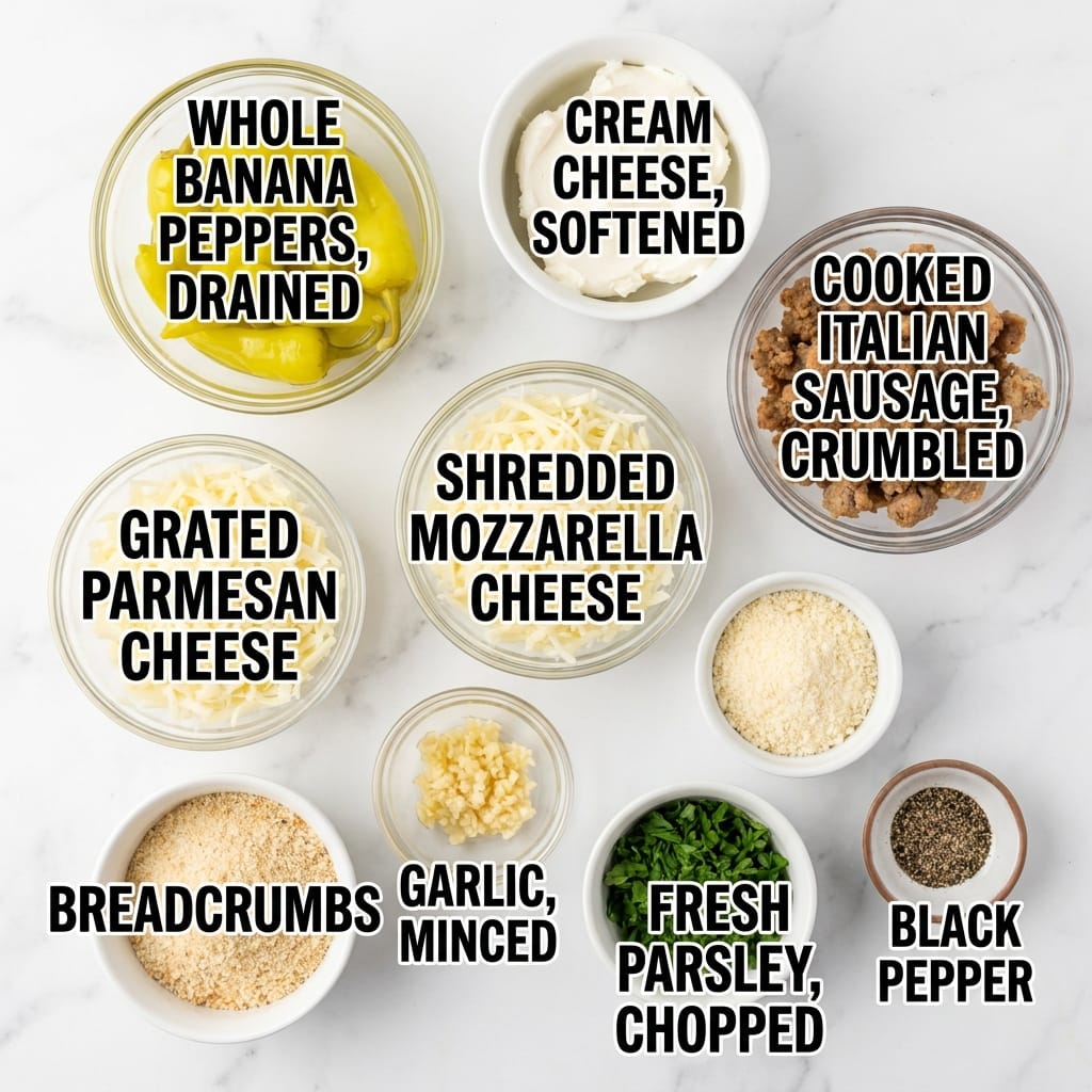 10-Minute Stuffed Banana Peppers