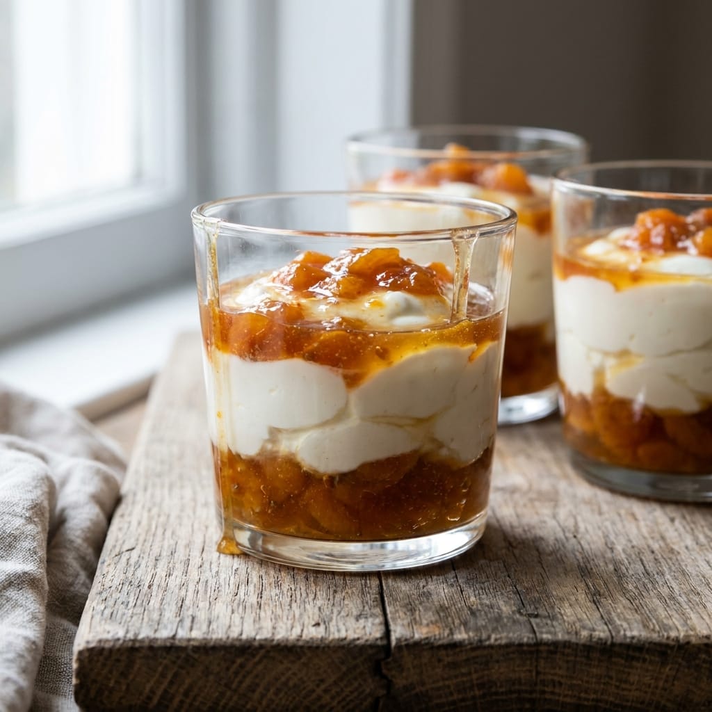 15-Minute Apricot Yogurt Parfaits