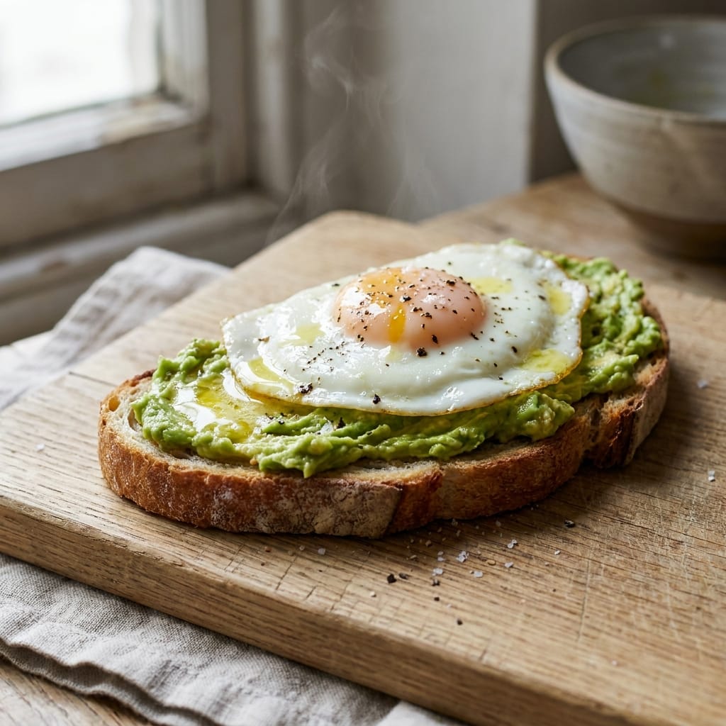 5-Minute Avocado Toast with Egg