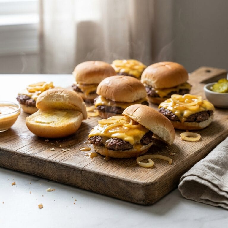 All-American Smash Burger Sliders Board