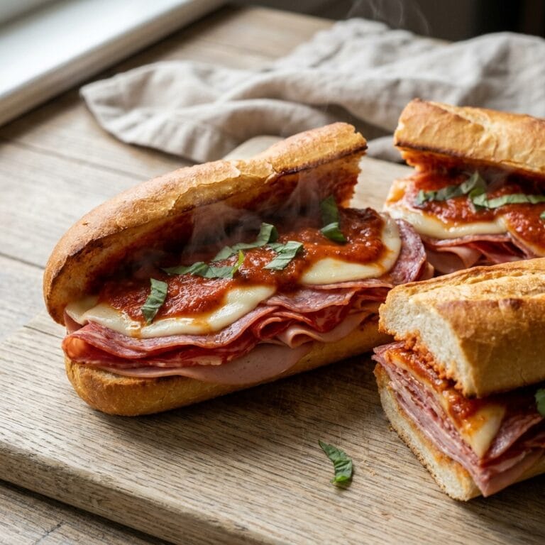 Baked Italian Grinder Sandwiches