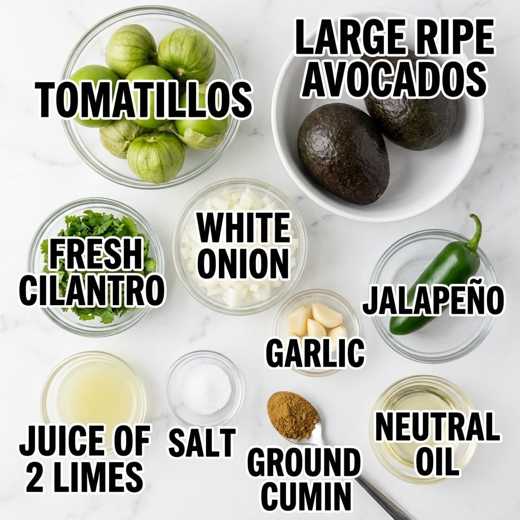 Creamy Avocado Salsa Verde with Crispy Jalapeño Topping