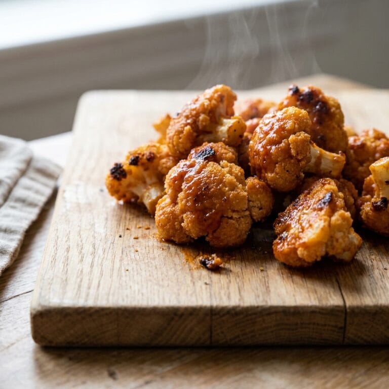 Crispy Baked Buffalo Cauliflower Bites