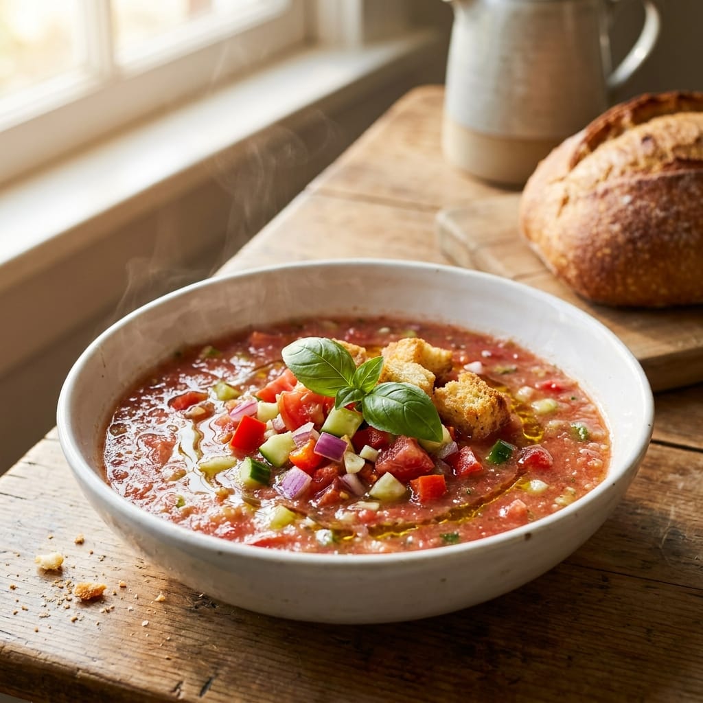 Easy & Satisfying Gazpacho | Healthy Summer Soup