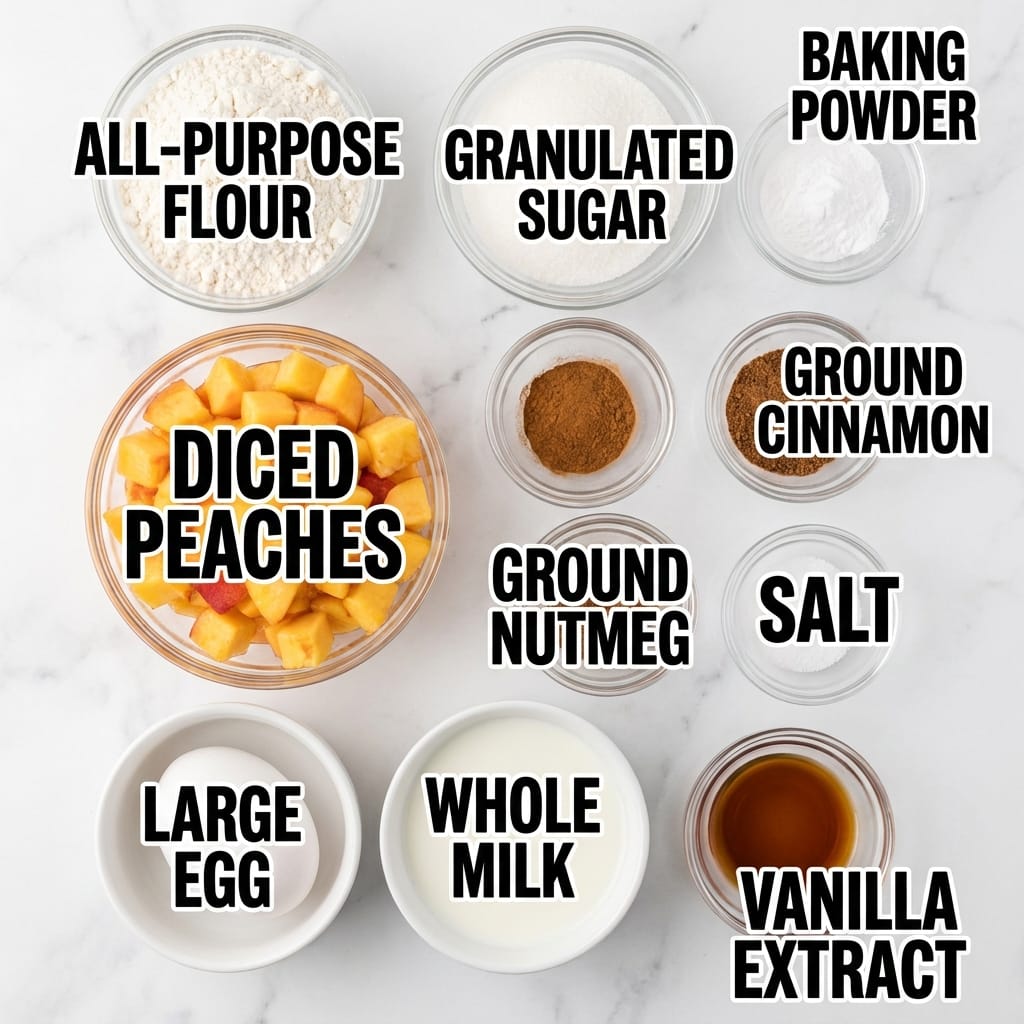 Fresh Peach Fritters 🍑🔥 Crispy, Cinnamon-Spiced & Made with Real Peaches!