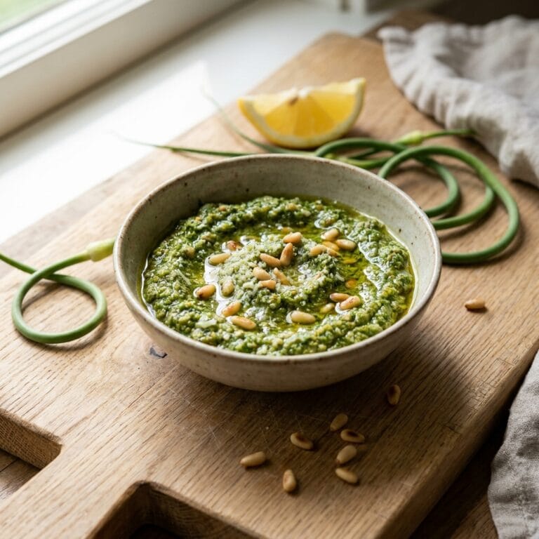 Garlic Scape Pesto