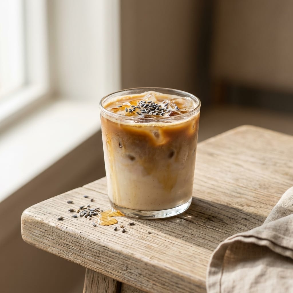 Iced Honey Lavender Latte