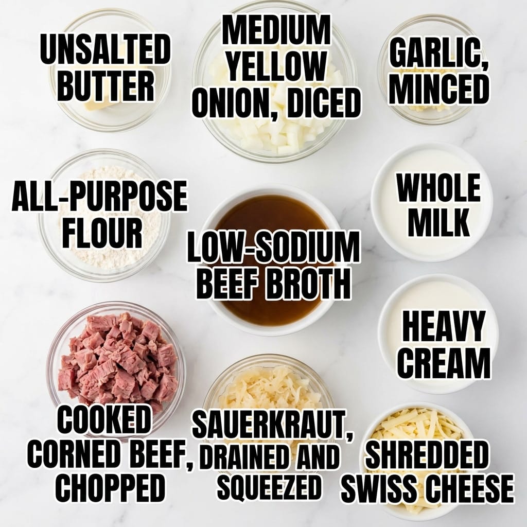 Irresistible Reuben Soup: Creamy Comfort in Every Spoonful!