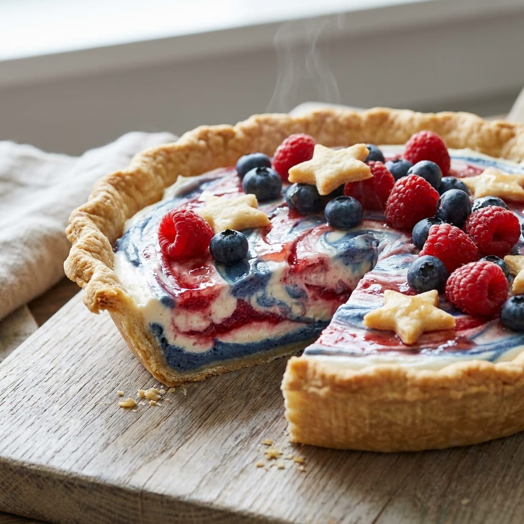Patriotic 4th of July Swirl Pie Recipe