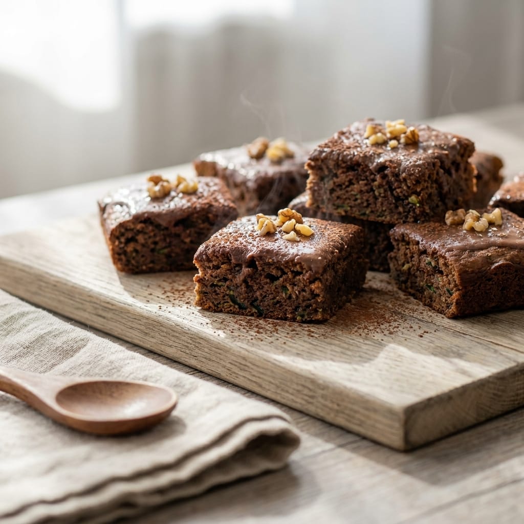 Protein Zucchini Brownies