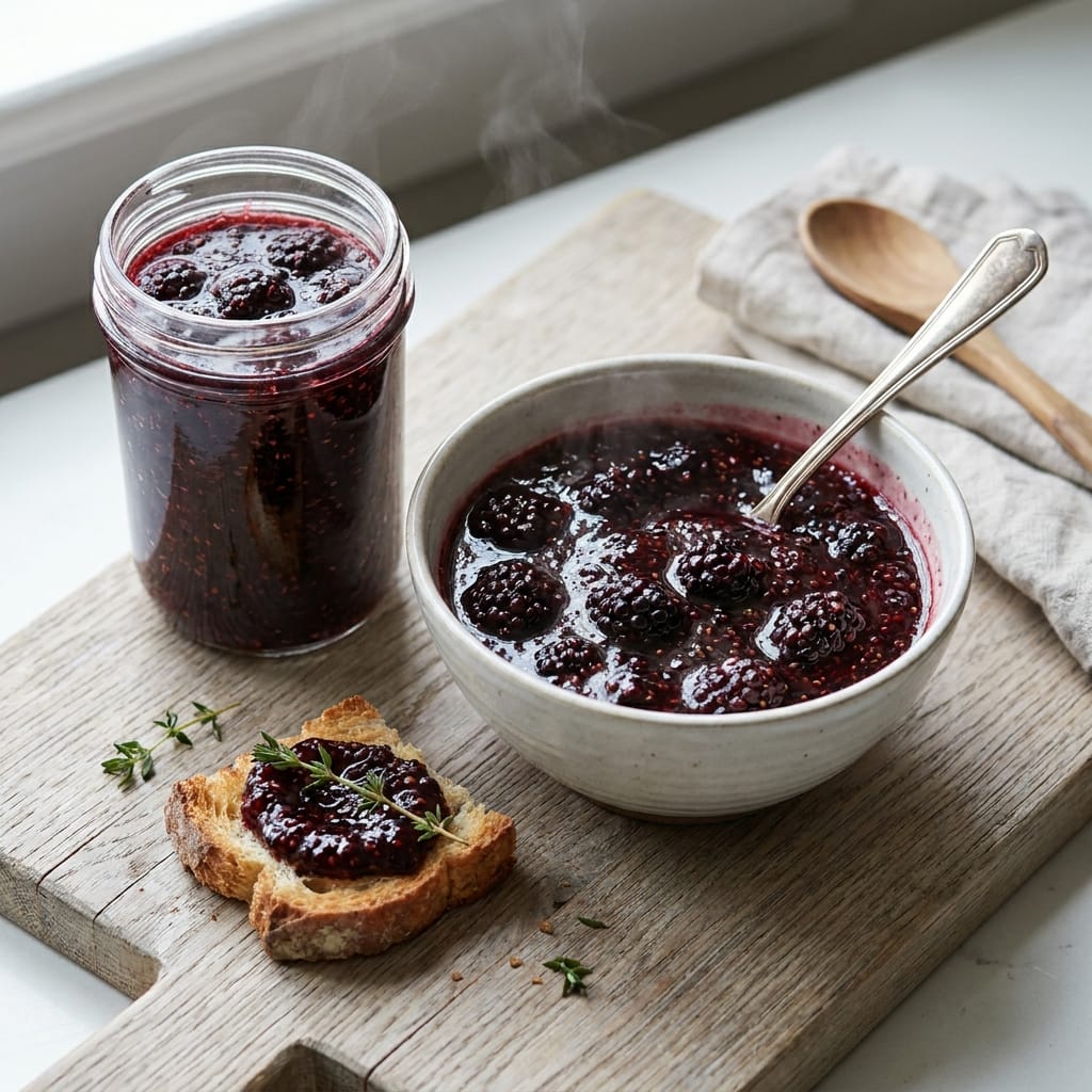 Quick Blackberry Chia Jam
