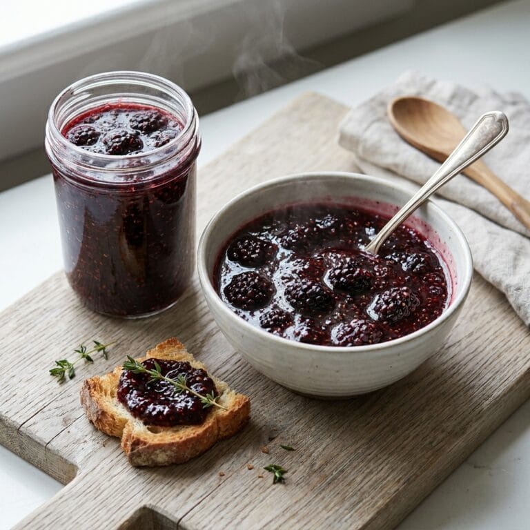 Quick Blackberry Chia Jam
