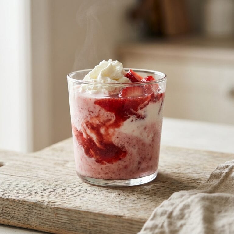Strawberry Cream Sada Drink