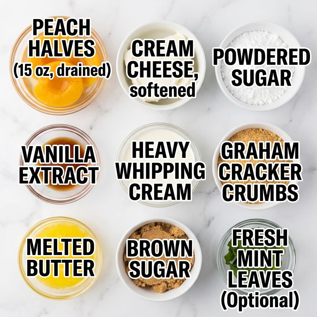 10-Minute Peach Cheesecake Cups