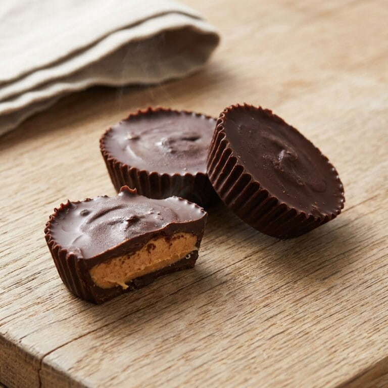 3-Ingredient Chocolate Peanut Butter Cups