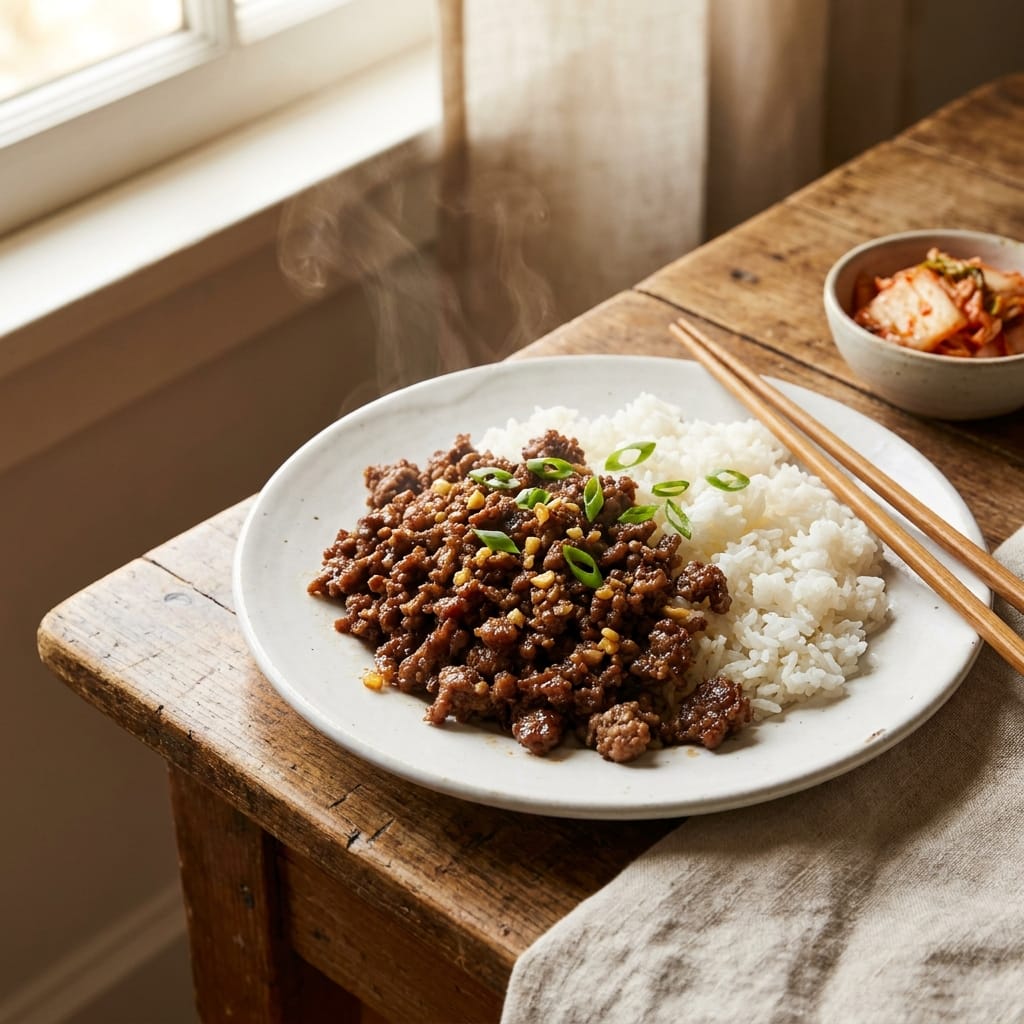 5-Ingredient Korean Beef Bowls