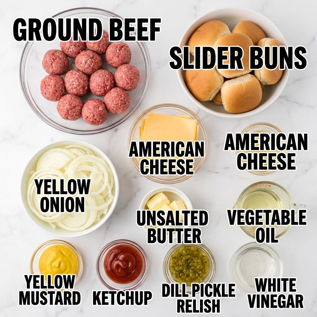 All-American Smash Burger Sliders Board