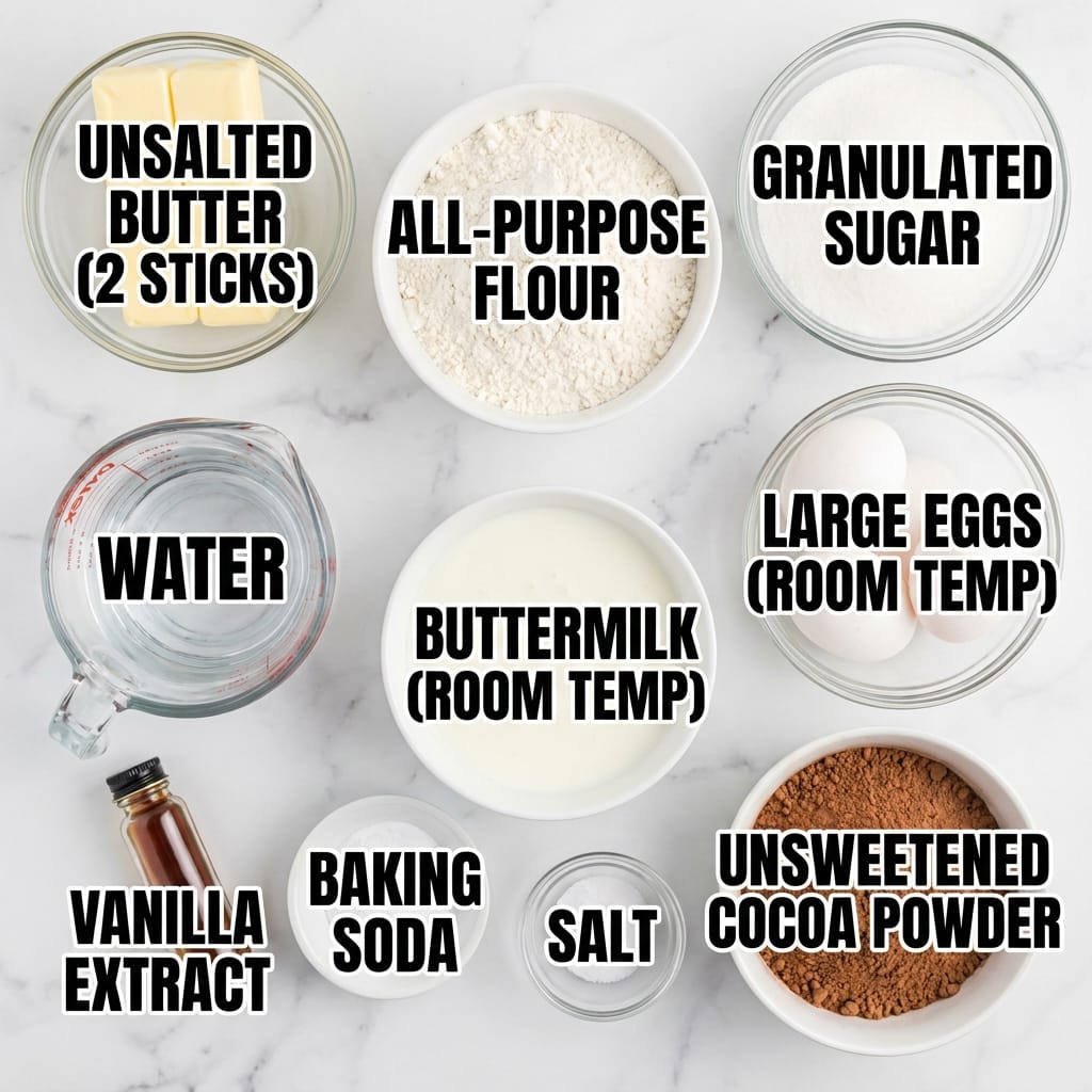 Brown Butter Father’s Day Chocolate Sheet Cake