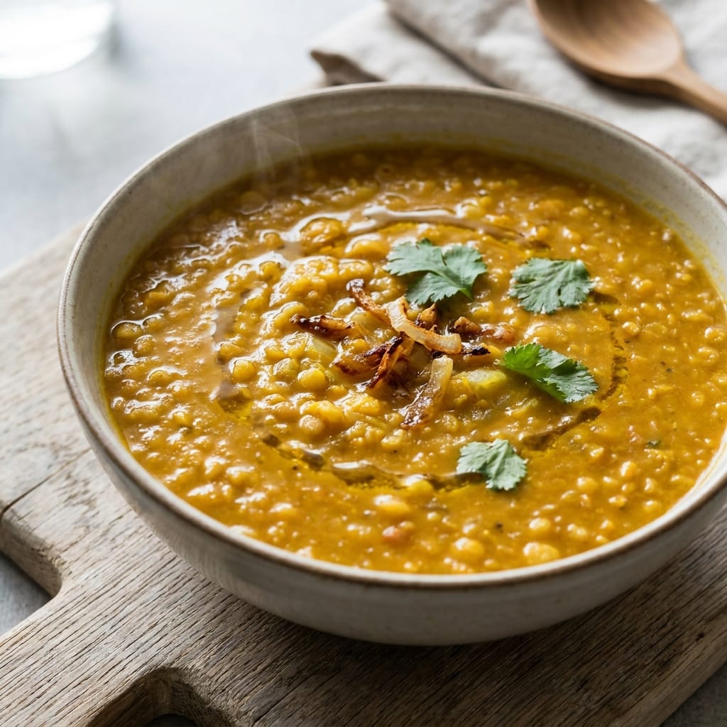 Creamy Turmeric Ginger Lentil Soup