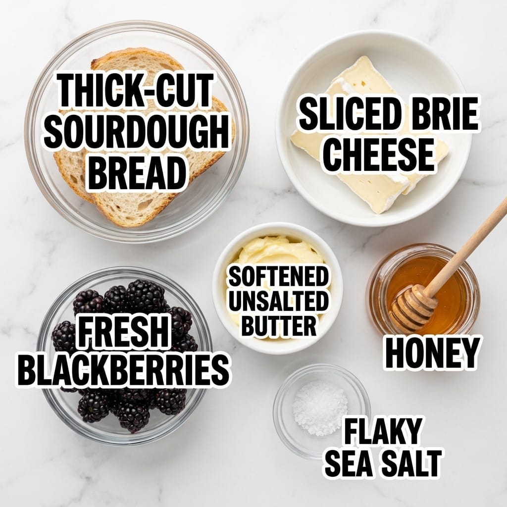 Easy Brie Blackberry Grilled Cheese - Perfect Lunch Ideas