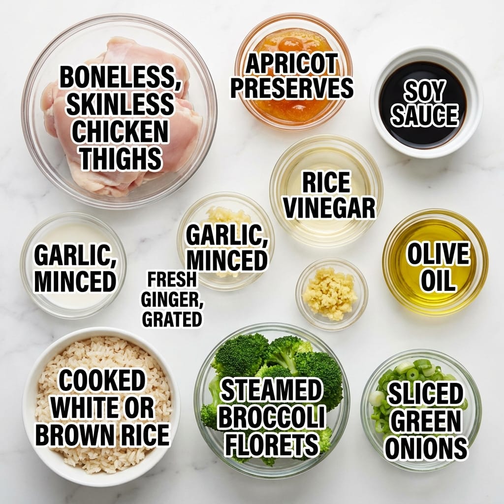 Easy Weeknight Apricot Rice Bowl