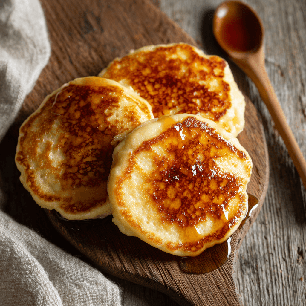 Fluffy 3-Ingredient Cottage Cheese Pancakes