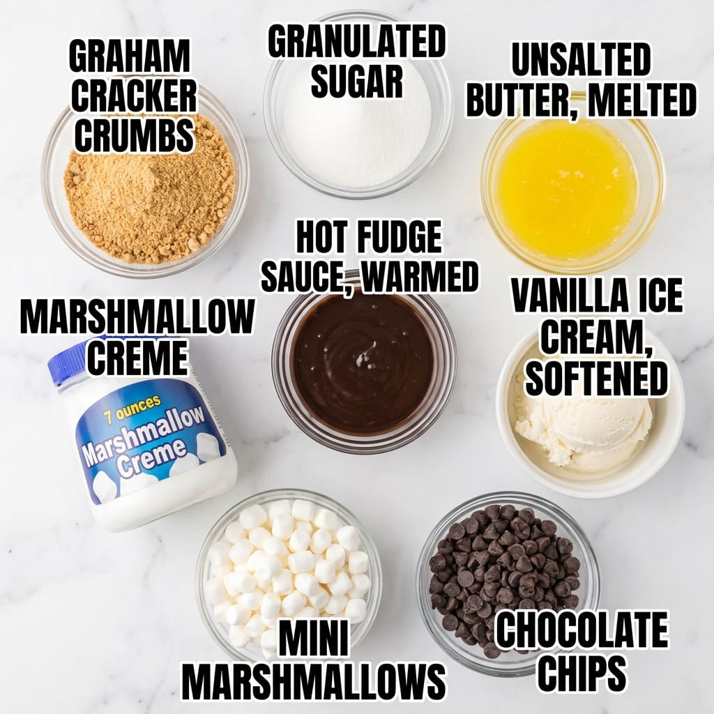 Frozen S’mores Ice Cream Sandwich Bars (Easy Summer Dessert)