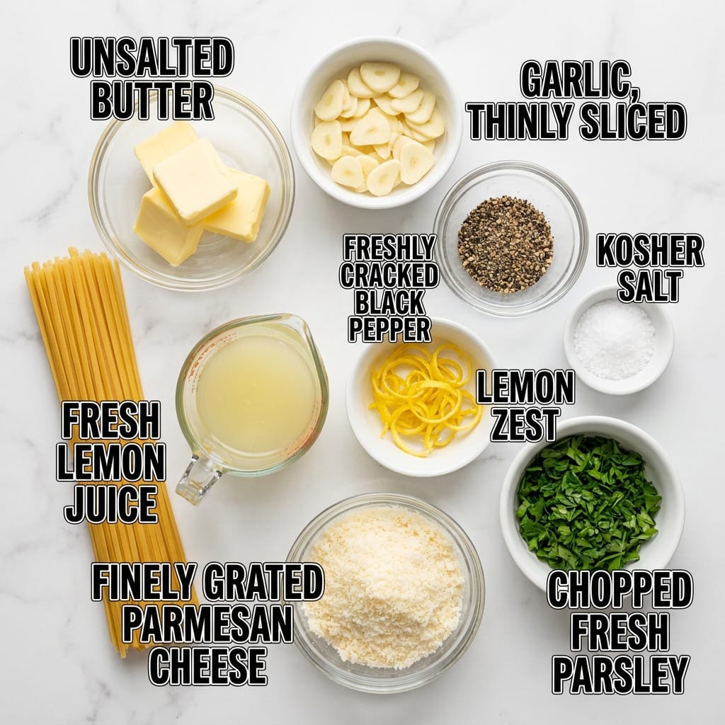 Garlic Butter Lemon Pepper Pasta