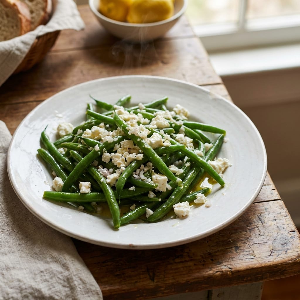 Green Bean and Feta Salad