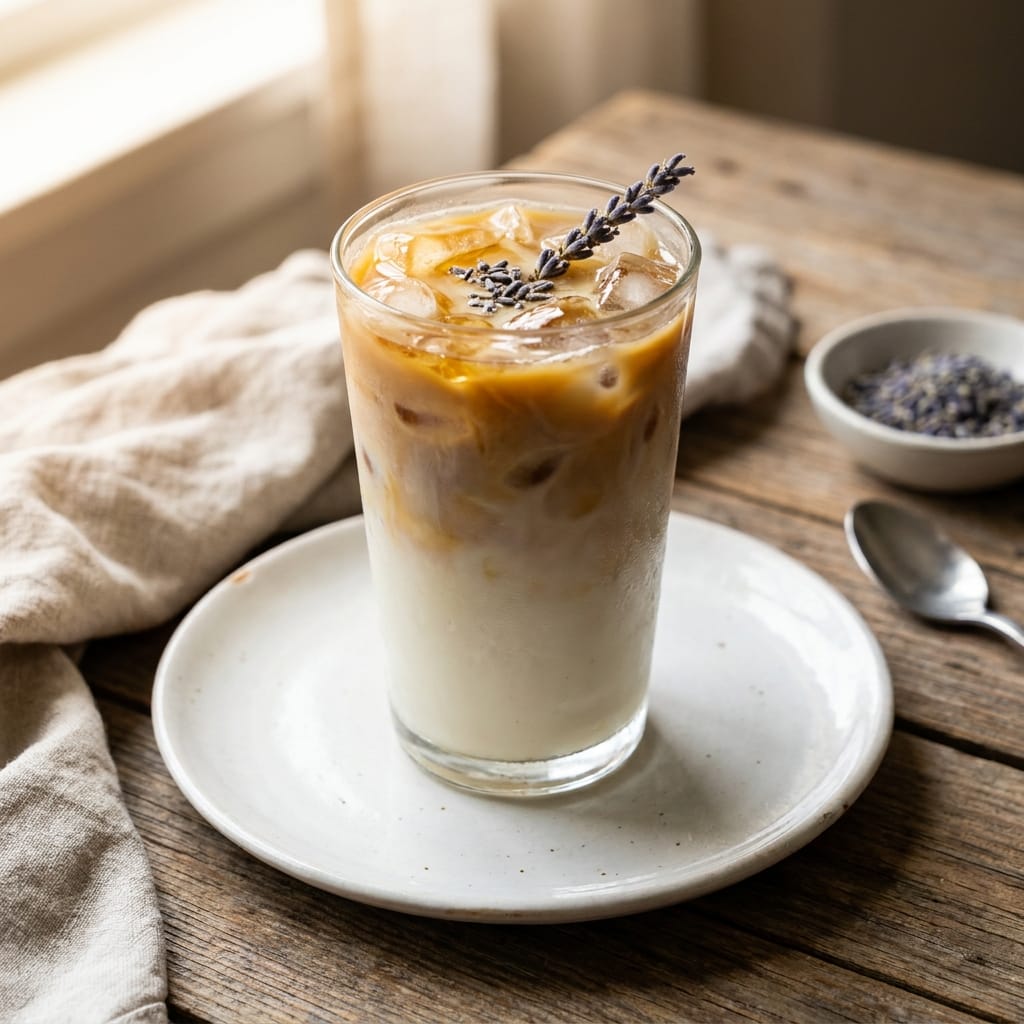 Iced Honey Lavender Latte