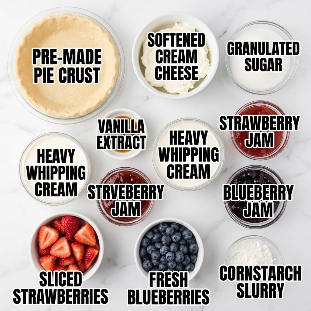 Patriotic 4th of July Swirl Pie Recipe