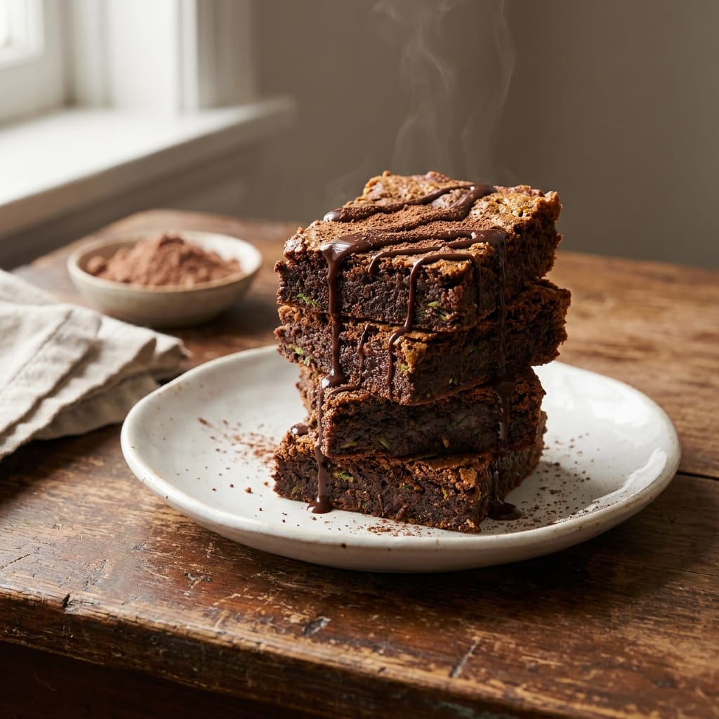 Protein Zucchini Brownies