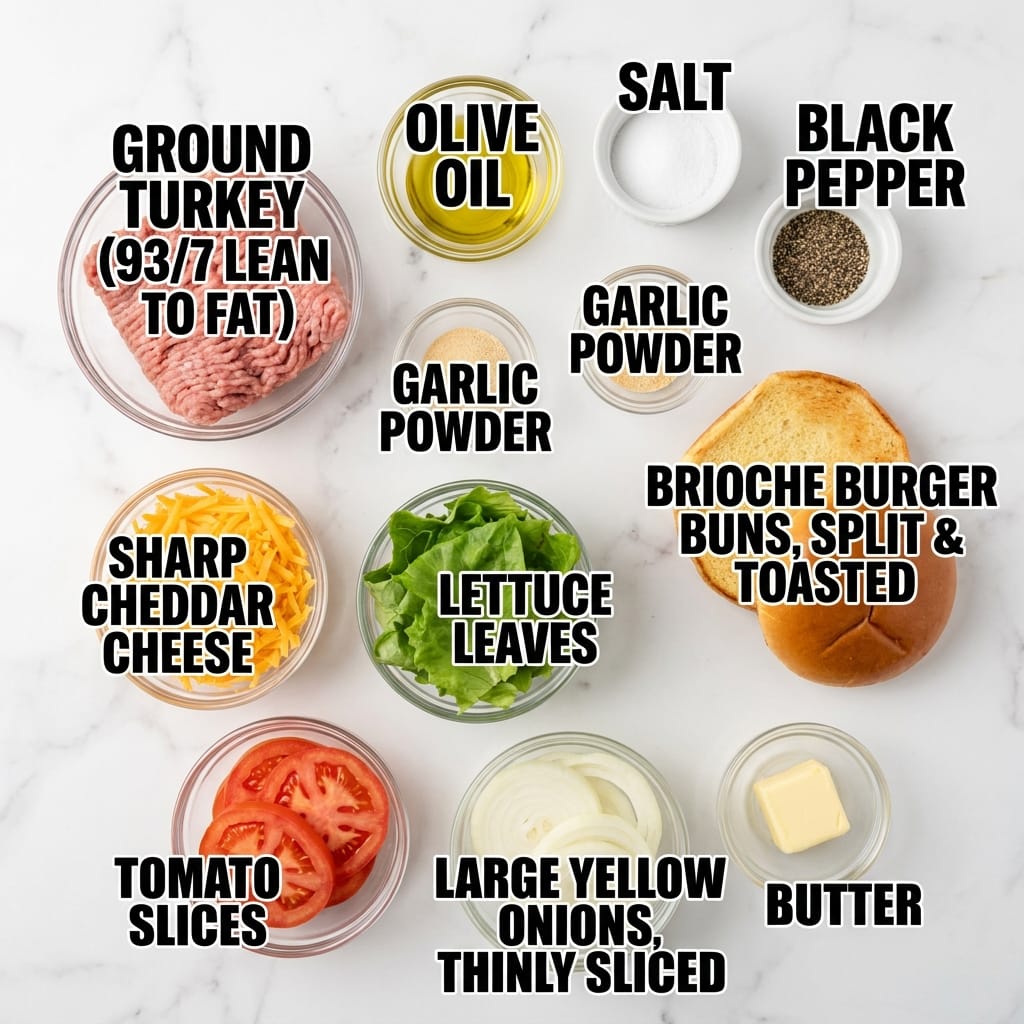Turkey Smash Burgers with Caramelized Onion Aioli