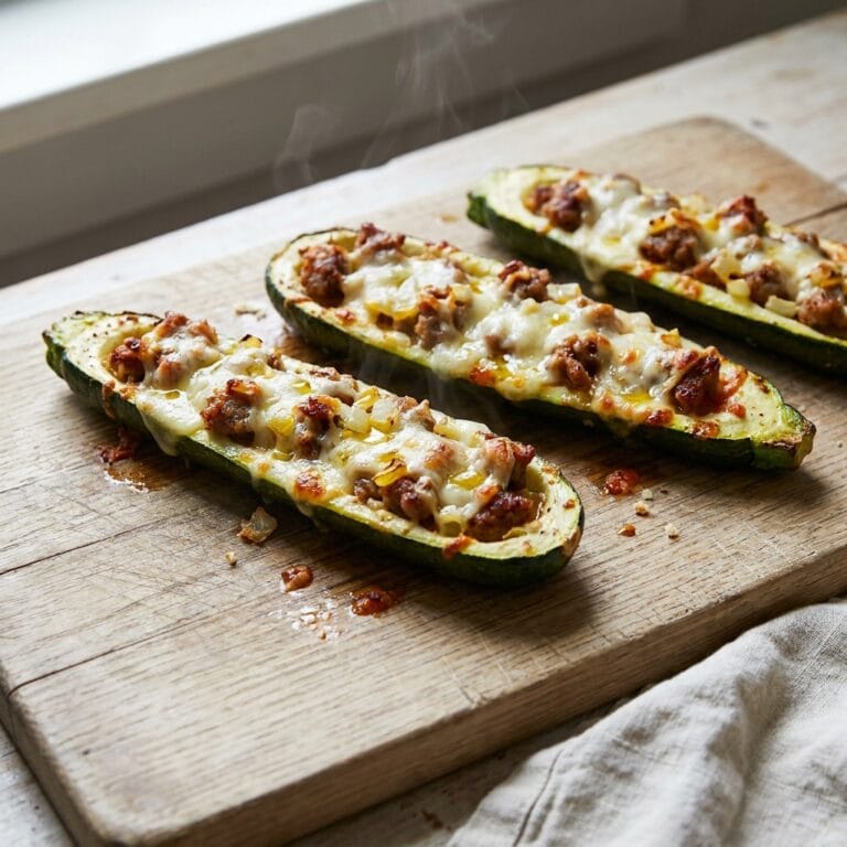 Zucchini Boat Recipes Stuffed With Cheese