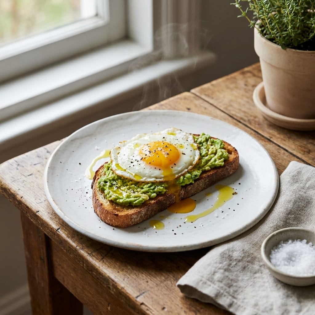 5-Minute Avocado Toast with Egg