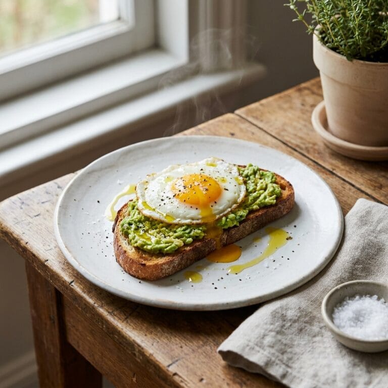 5-Minute Avocado Toast with Egg