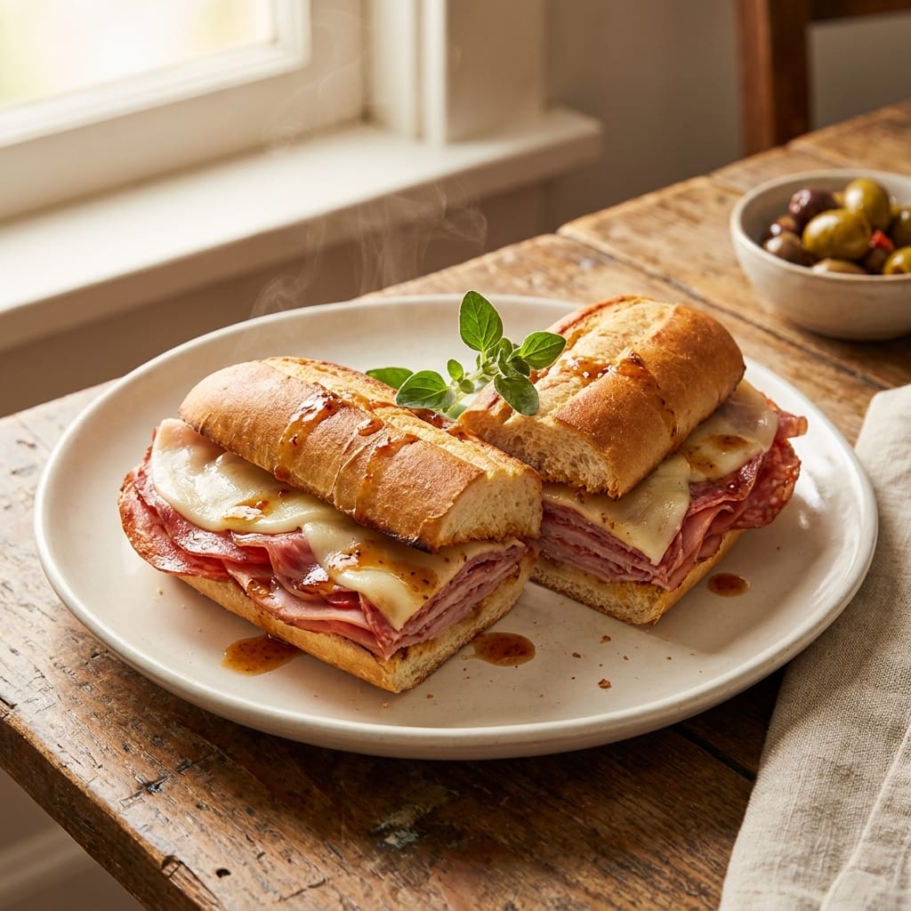 Baked Italian Grinder Sandwiches