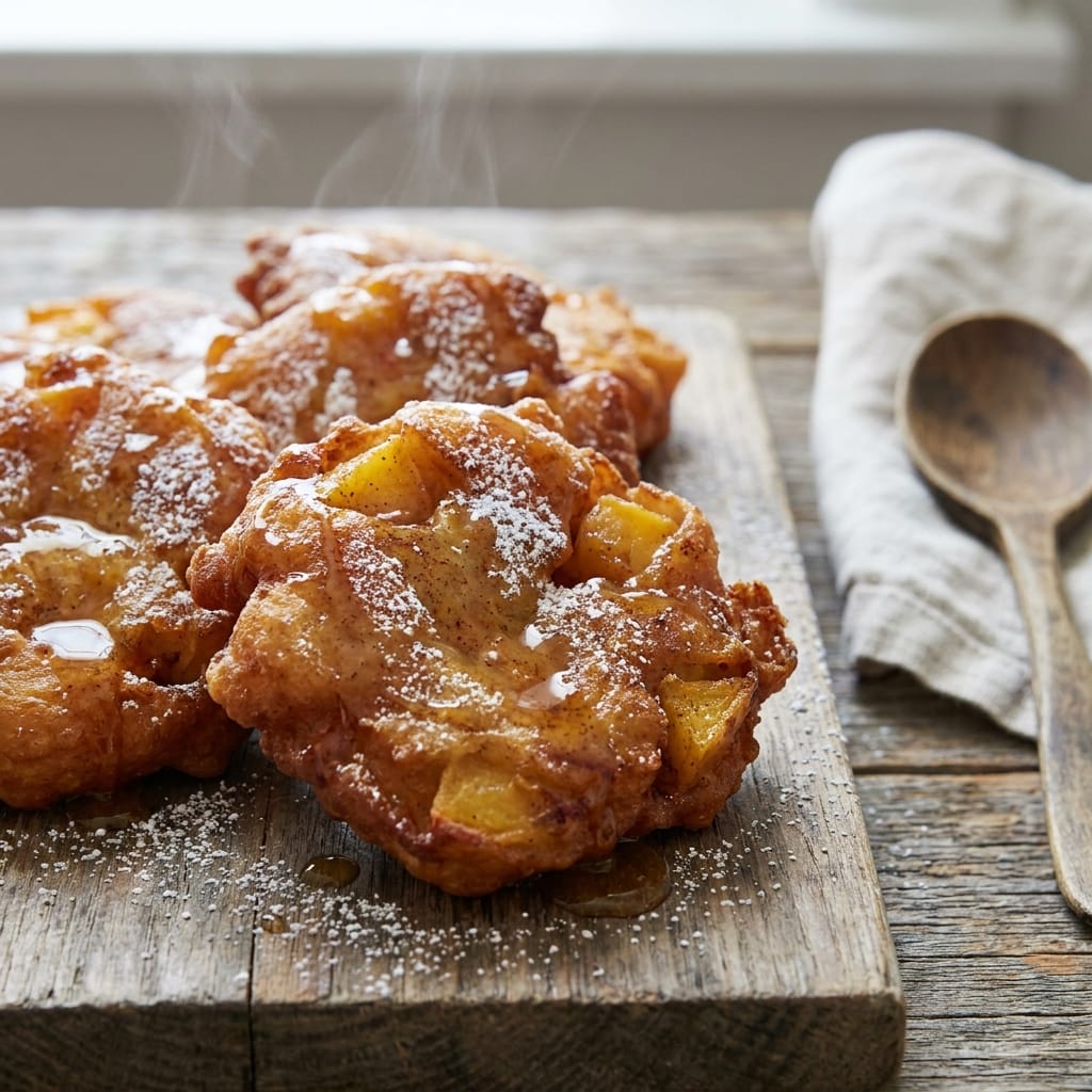 Fresh Peach Fritters 🍑🔥 Crispy, Cinnamon-Spiced & Made with Real Peaches!