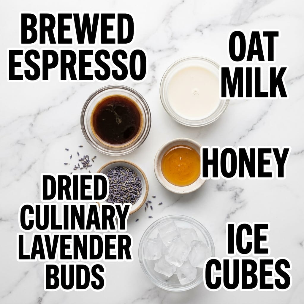 Iced Honey Lavender Latte