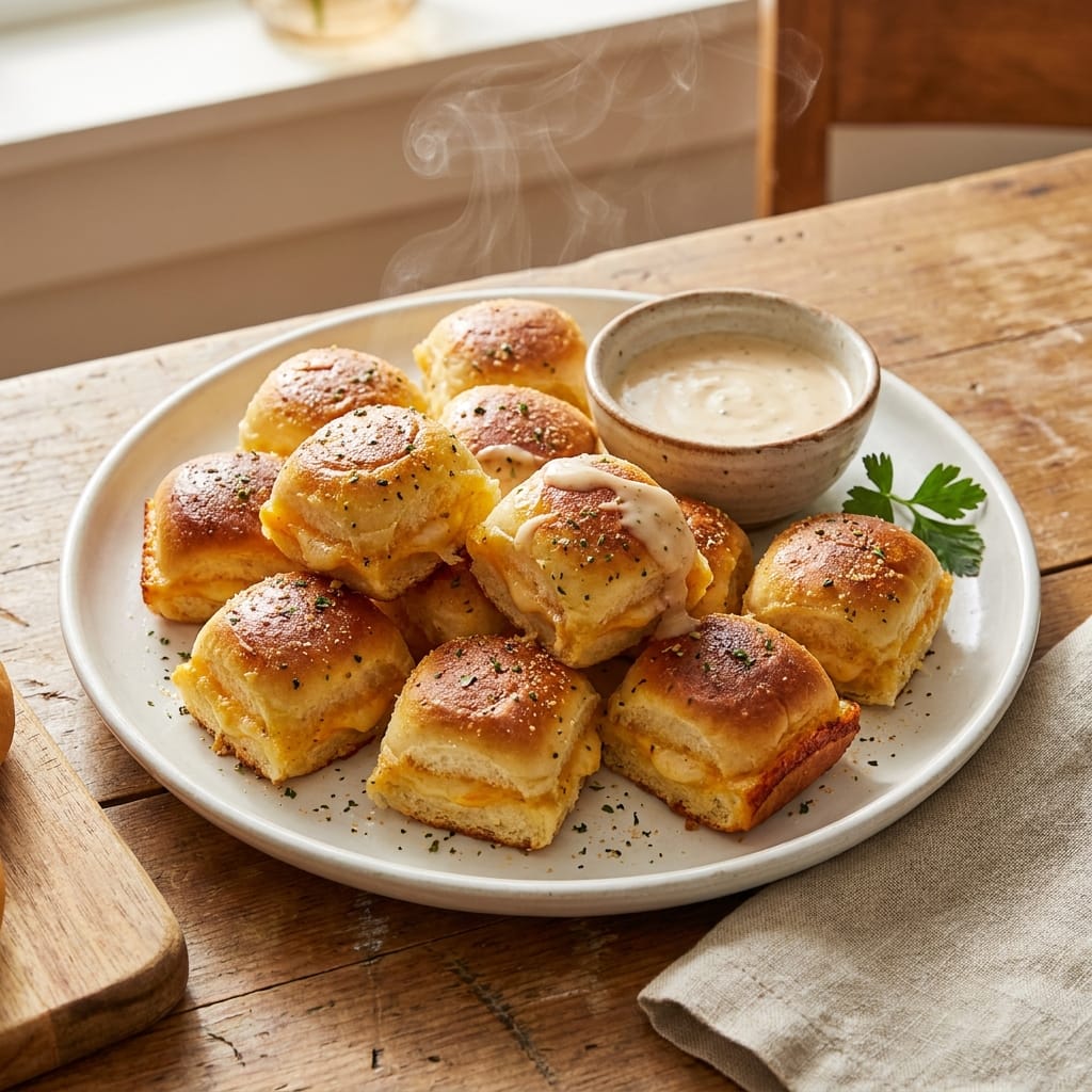 Mini Grilled Cheese Hawaiian Rolls
