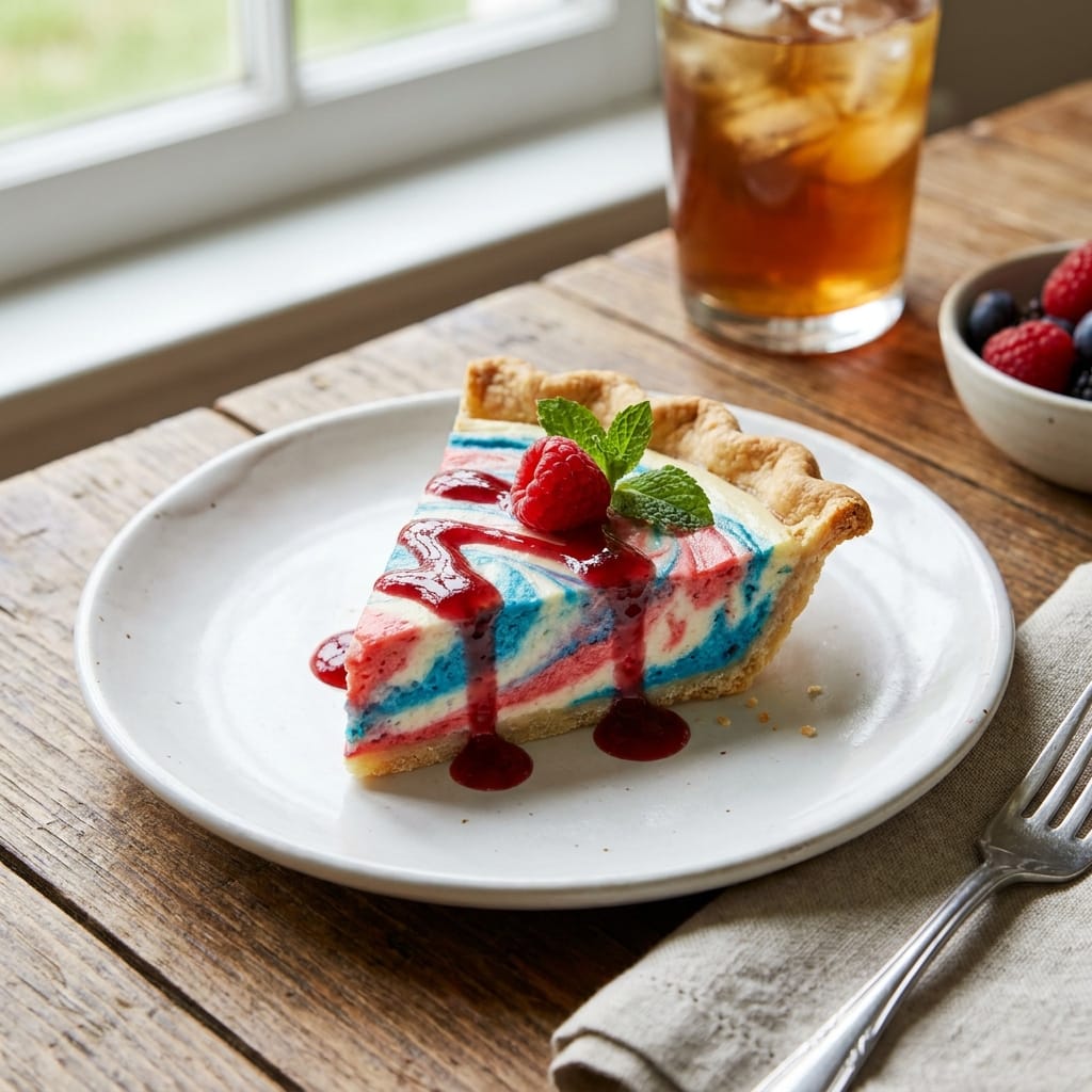 Patriotic 4th of July Swirl Pie Recipe