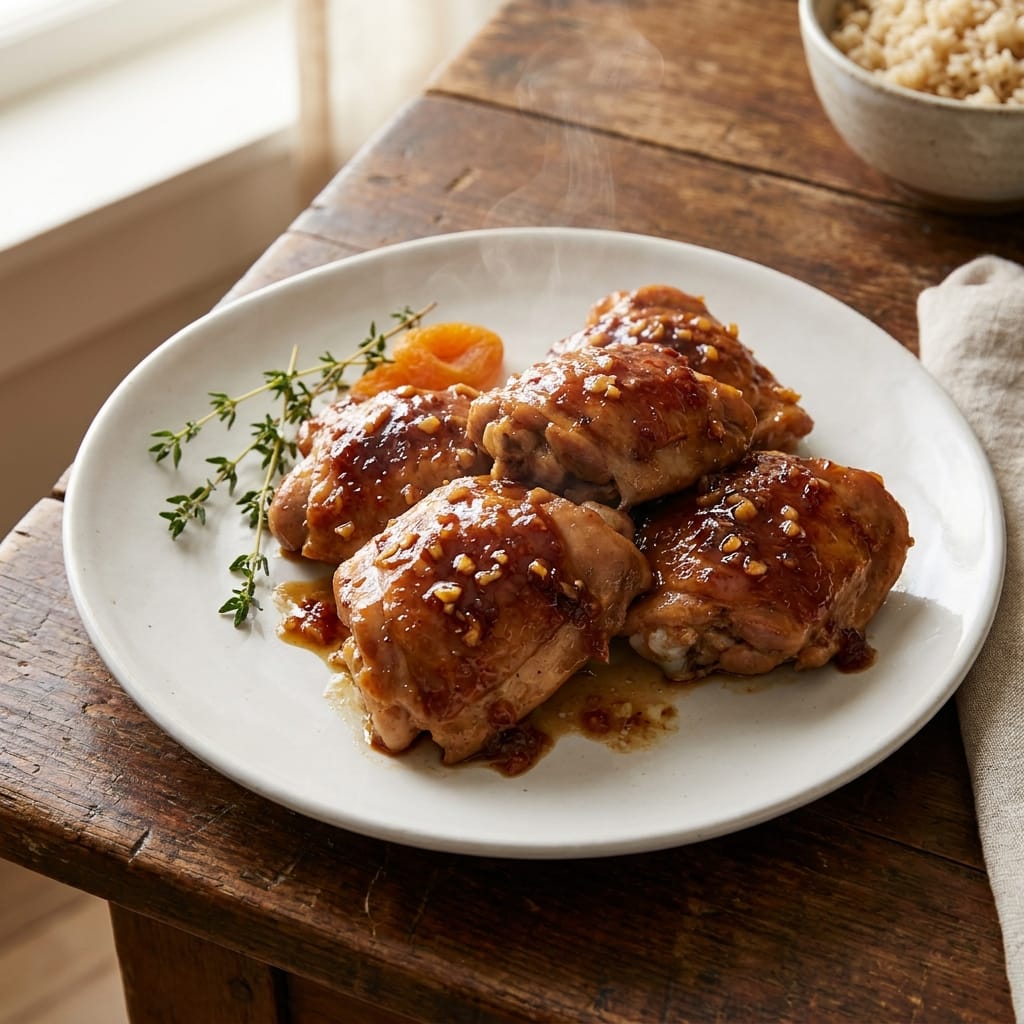 Slow Cooker Apricot Chicken for Cozy Nights