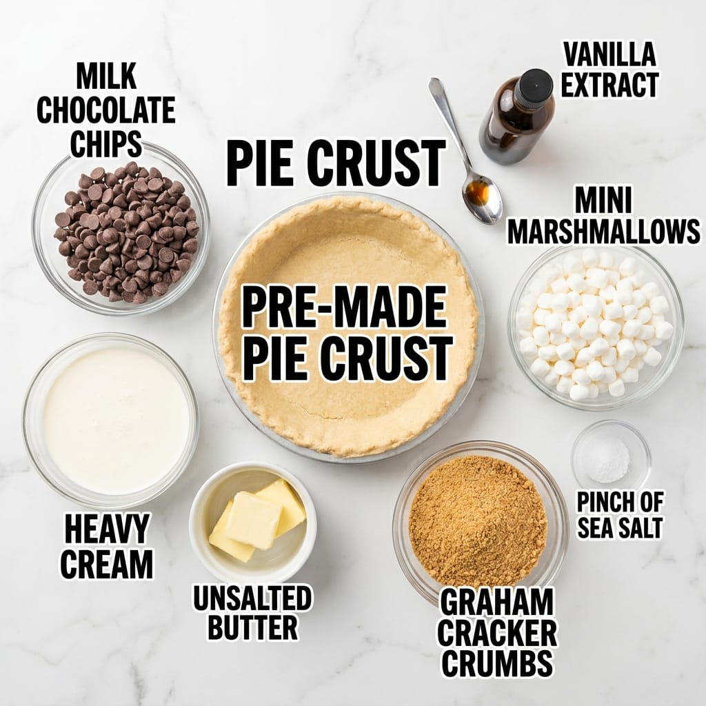 S'mores Campfire Pie Indoor