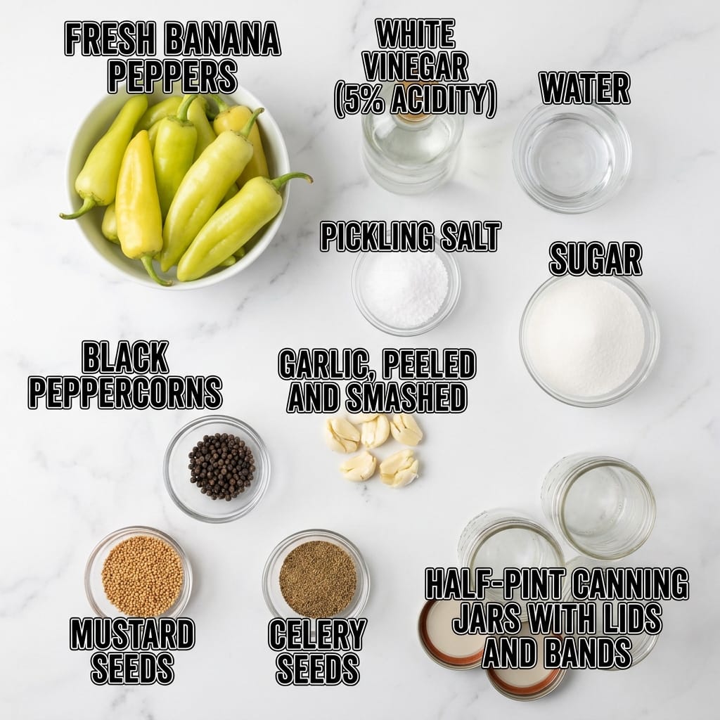 So Easy Pickled Banana Peppers (Canning Instructions)
