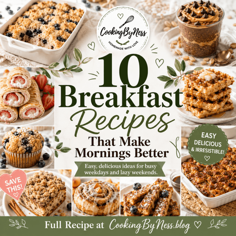 List of recipes