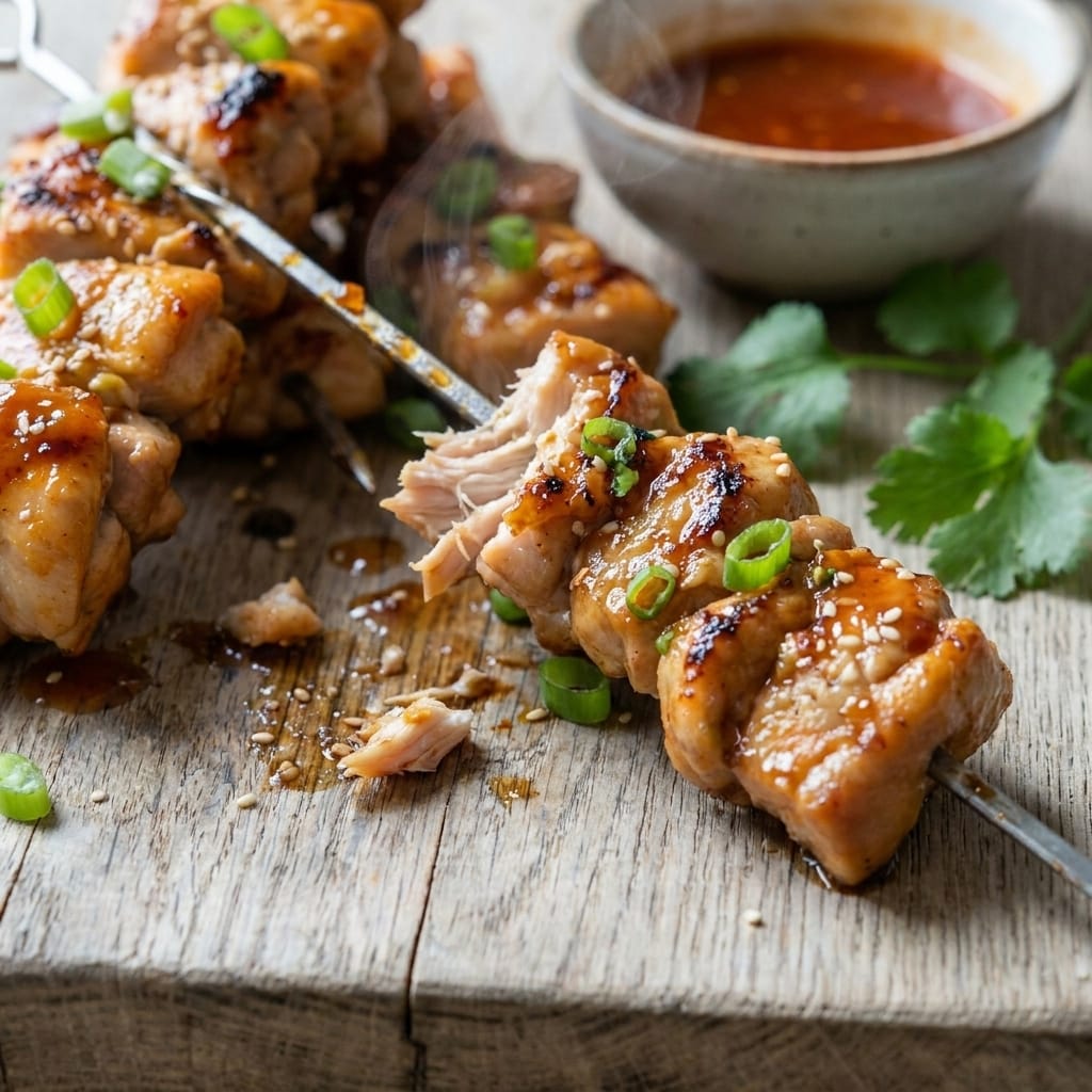 15-Minute Firecracker Chicken Skewers