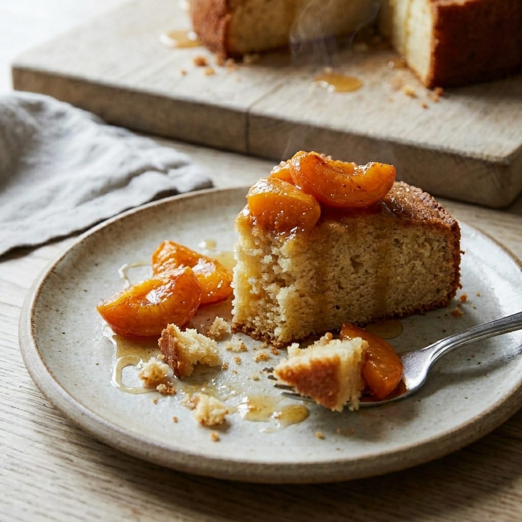 Honey-Roasted Apricot Yogurt Cake