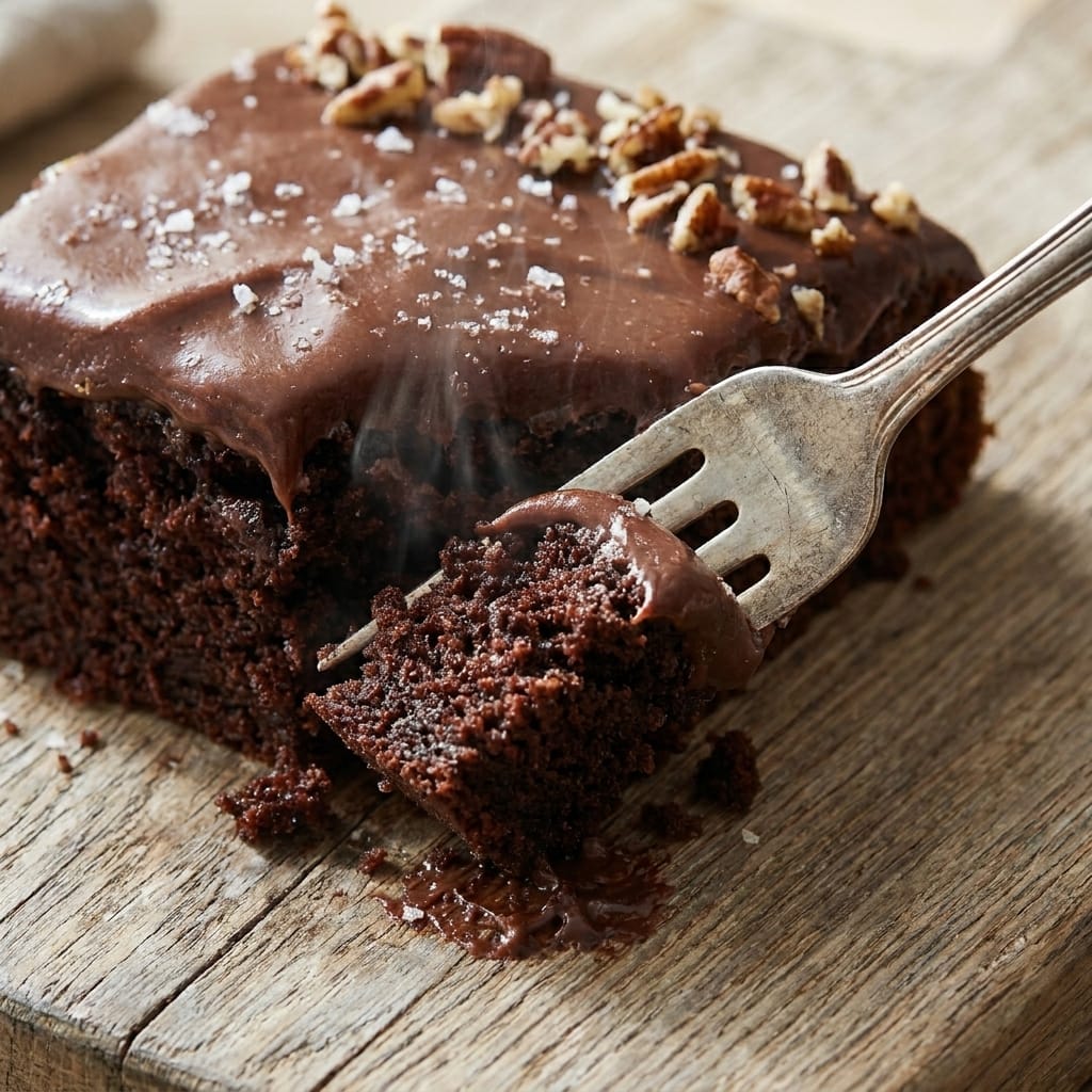Brown Butter Father’s Day Chocolate Sheet Cake